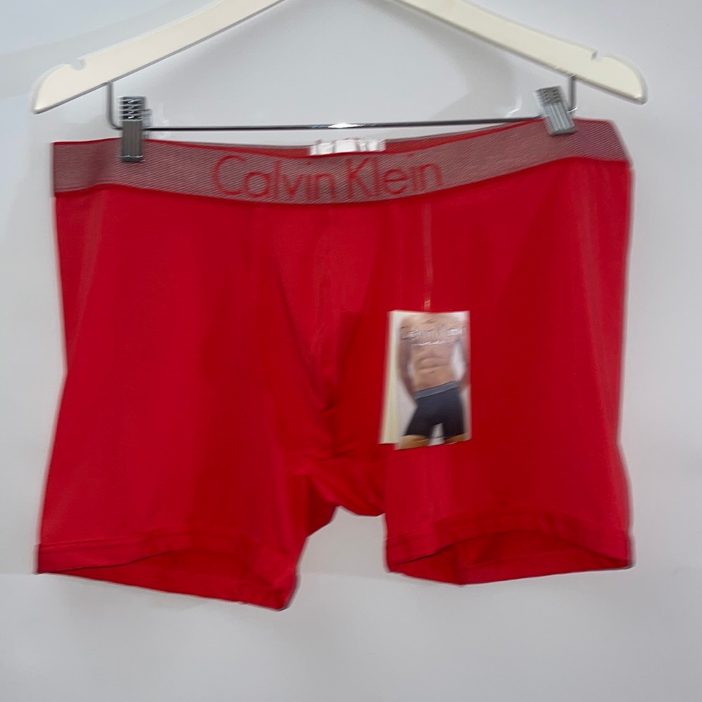 CALVIN KLEIN CUSTOMIZED STRETCH TECHNOLOGY MICROFIBER BOXER BRIEF NWT